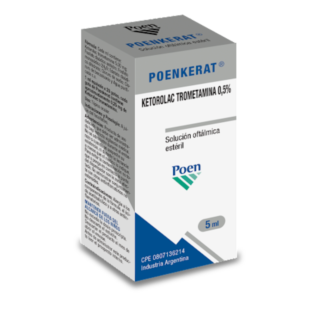 POENKERAT KETOROLACO SOL OFT 5ML 